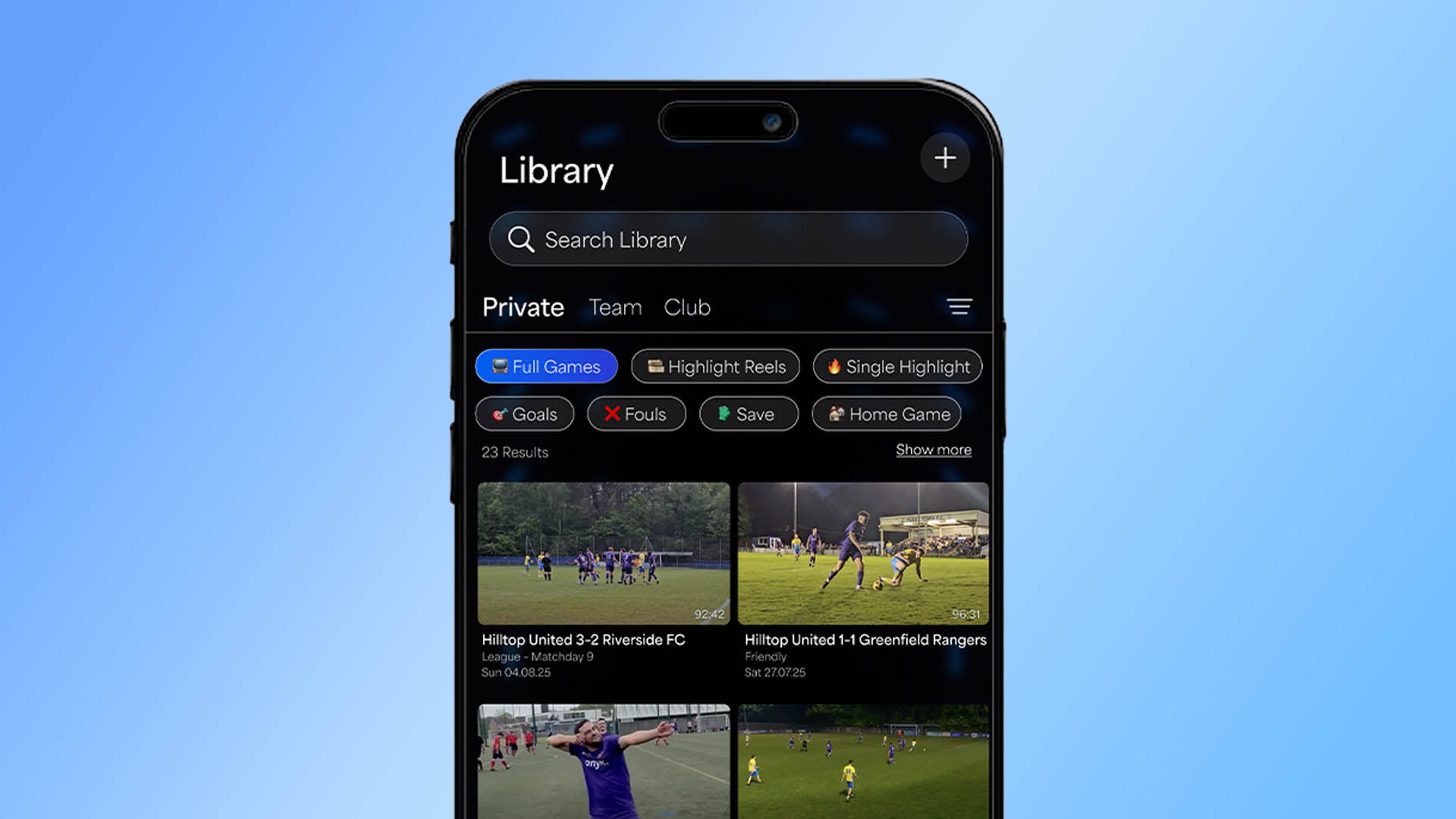 Pitchwise full match replay